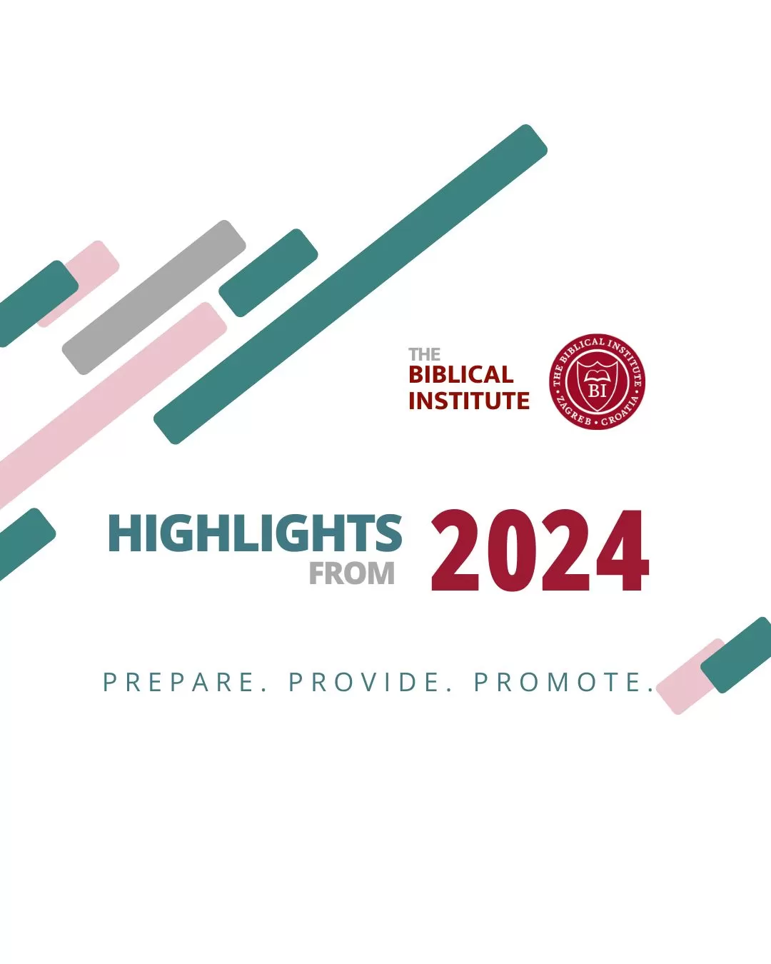 2024 Events at the Biblical Institute